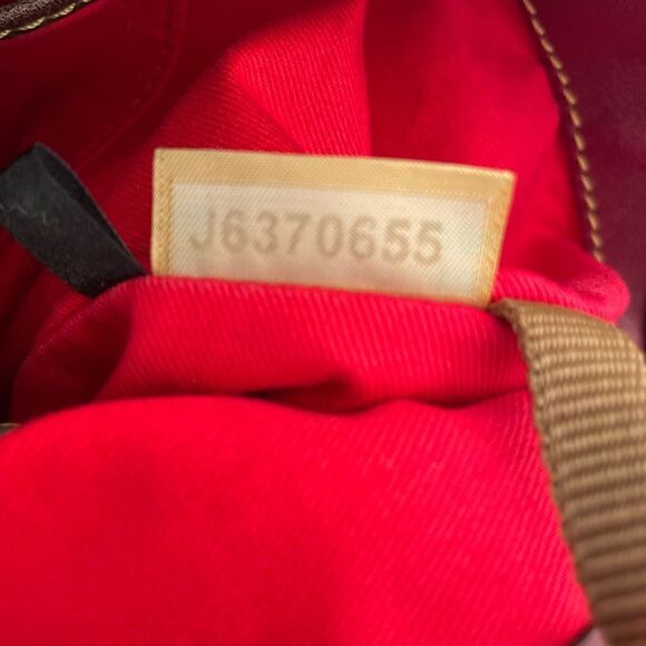 Dooney & Bourke Burgundy Florentine Leather Hobo Shoulder Bag Handbag - Picture 10 of 10